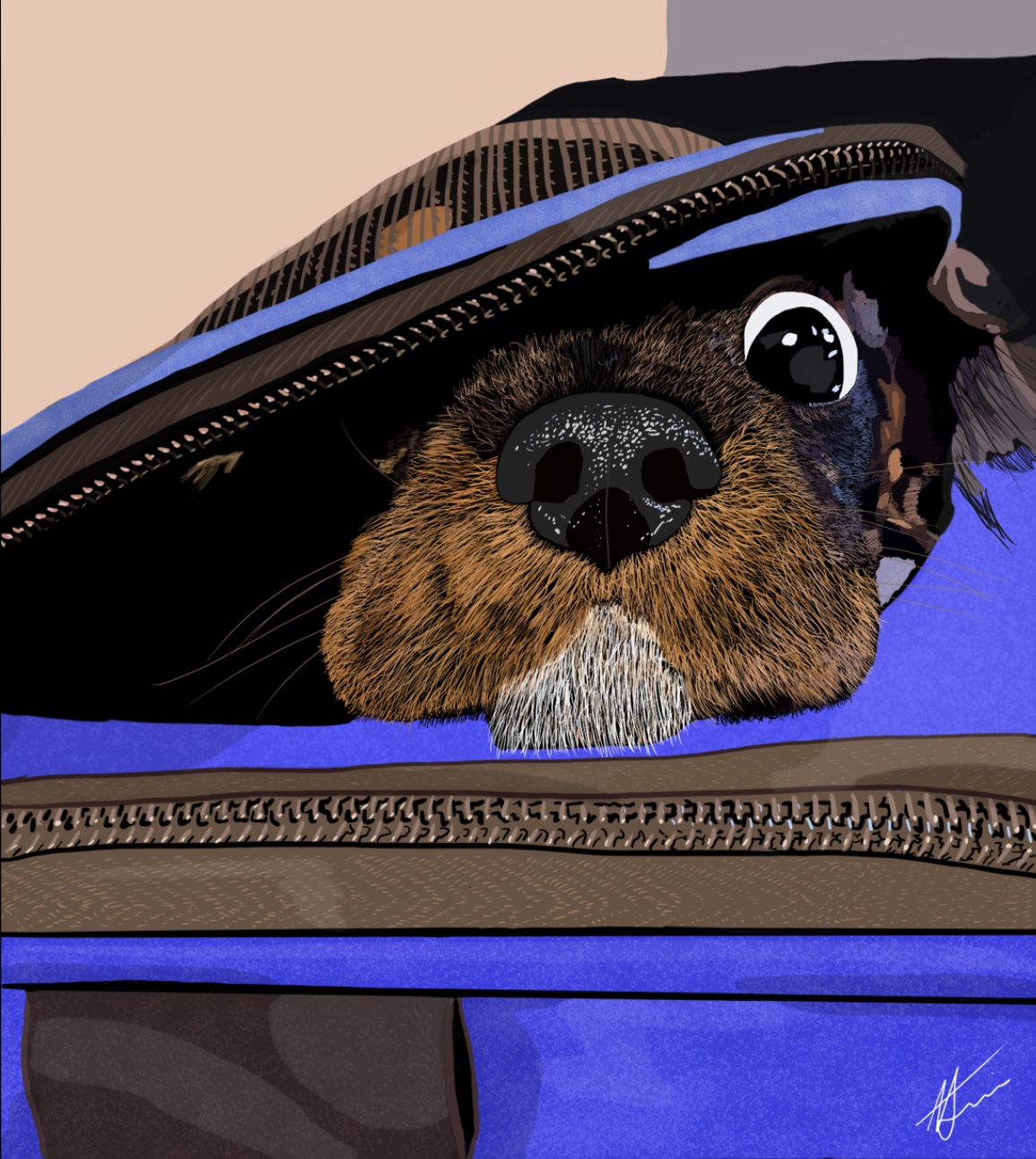 Custom Pet Portrait variation 5